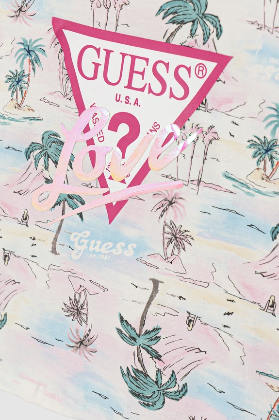 Κοριτσίστικα Παιδικό μπλουζάκι Guess J6GI03.K6YW4.PPY2.M μπλε