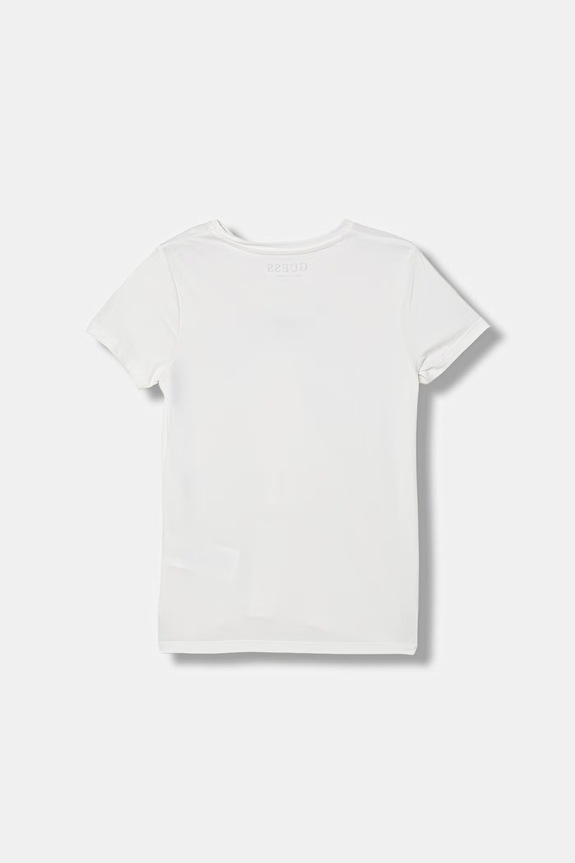 Детска тениска Guess J6GI04.K6YW4.PPY2.M бял SS26