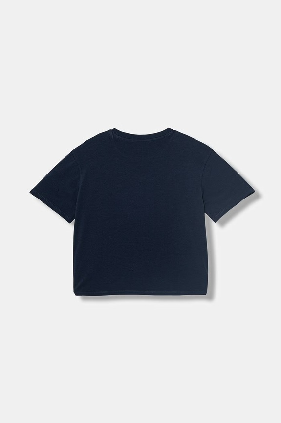 Guess t-shirt dziecięcy bawełniany z elastanem J6GI05.K6YW4.PPY2.M granatowy SS26