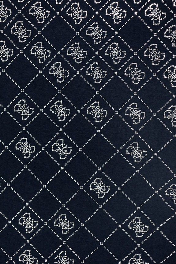 Dziewczynka Guess t-shirt dziecięcy bawełniany z elastanem J6GI05.K6YW4.PPY2.M granatowy