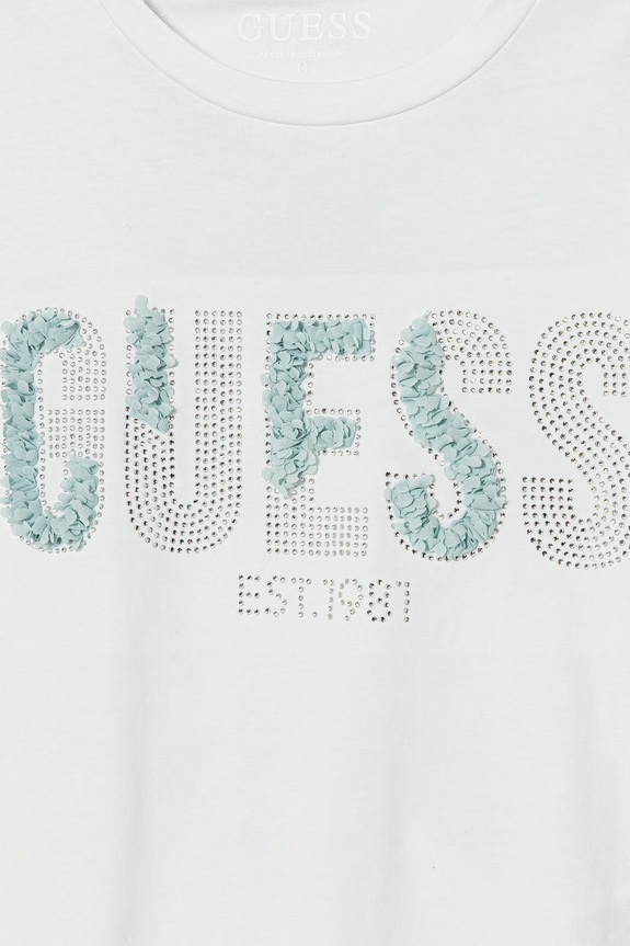 DÍVKA Dětské tričko Guess J6GI07.K6YW4.PPY2.M modrá