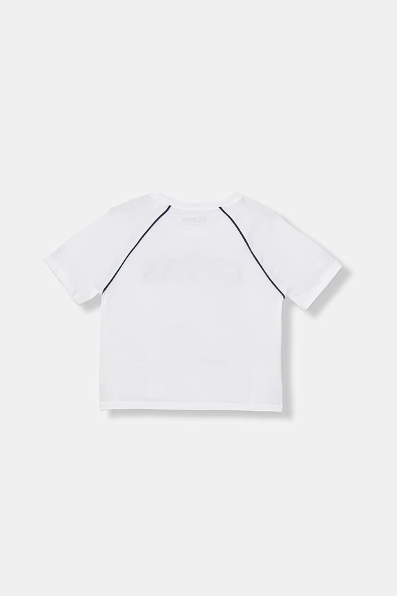 Guess t-shirt dziecięcy bawełniany J6GI08.K8HM4.PPY2.M biały SS26