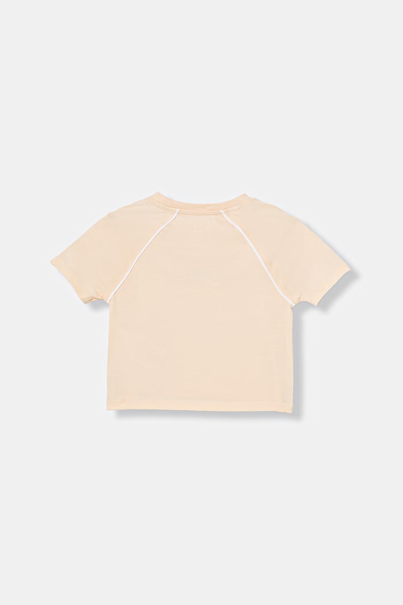 Guess t-shirt dziecięcy bawełniany J6GI08.K8HM4.PPY2.M pomarańczowy SS26