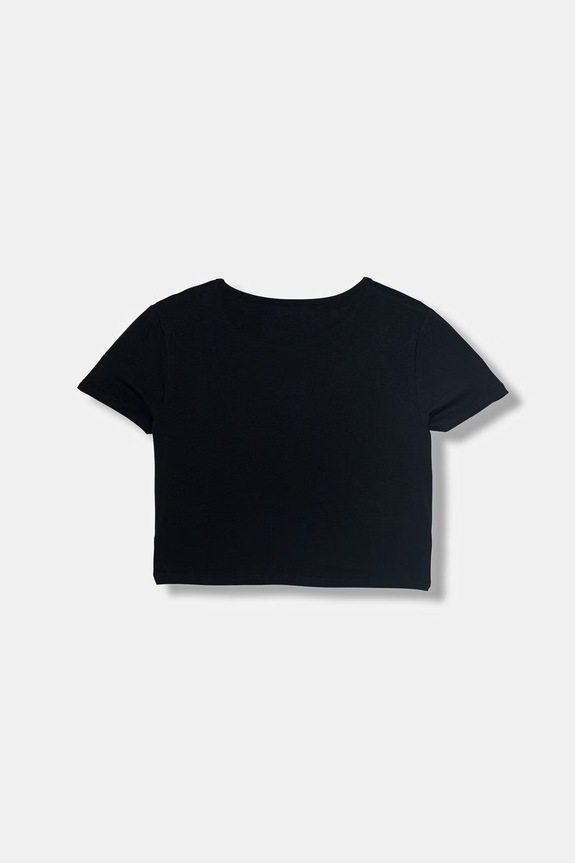 Guess t-shirt dziecięcy bawełniany z elastanem J6GI10.K6YW4.PPY2.M czarny SS26