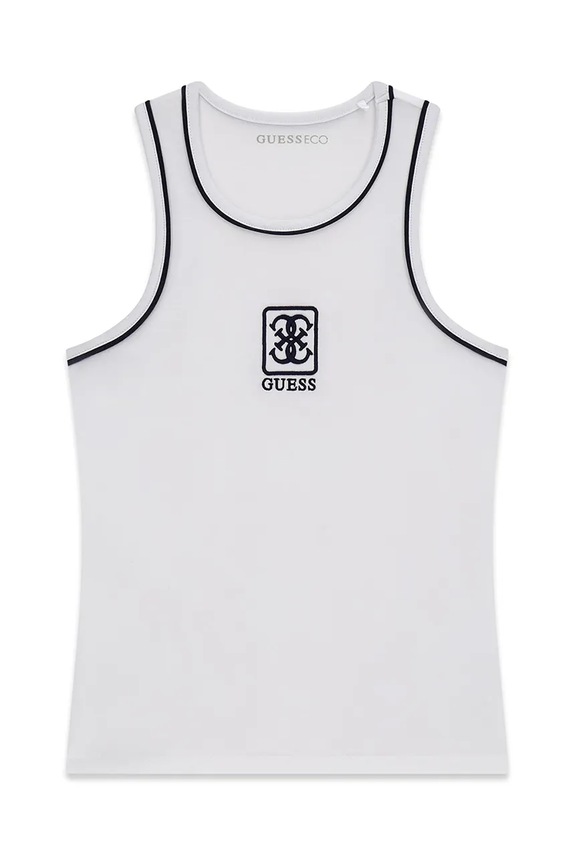 Guess top detský s bavlnou biela J6GI11.K6YW4.PPY2.M