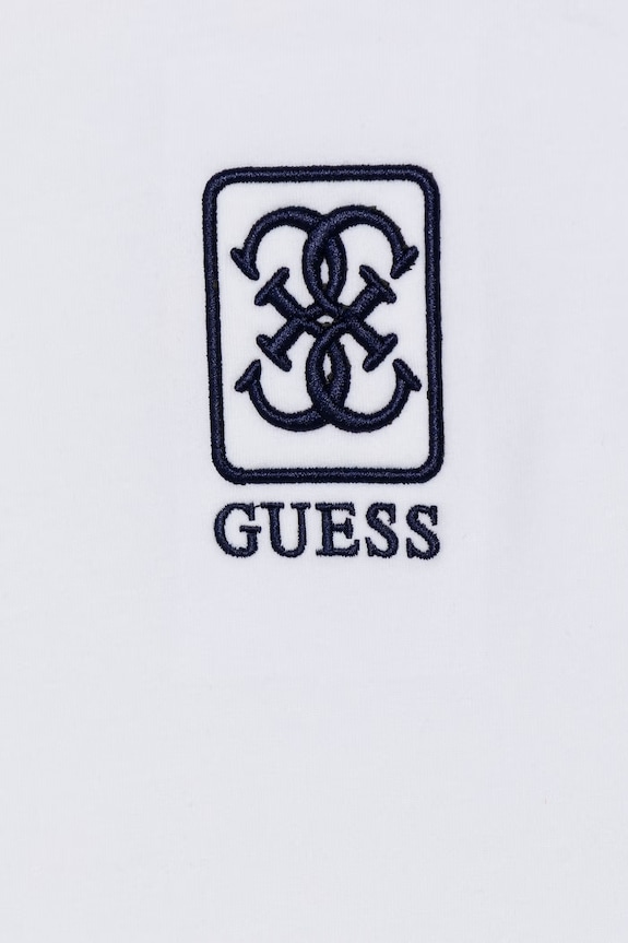 Dievča Guess top detský s bavlnou J6GI11.K6YW4.PPY2.M biela
