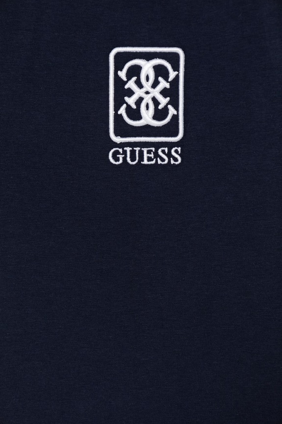 Dievča Guess top detský s bavlnou J6GI11.K6YW4.PPY2.M tmavomodrá