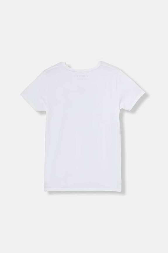Guess t-shirt dziecięcy bawełniany z elastanem J6GI14.K6YW4.PPY2.M biały SS26