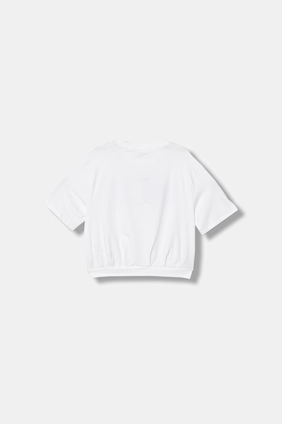 Guess T-shirt dziecięcy bawełniany z elastanem J6GI16.K6YW4.PPY2.M biały SS26