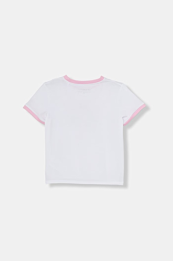 Guess t-shirt dziecięcy bawełniany z elastanem J6GI23.K6YW4.PPY2.M biały SS26