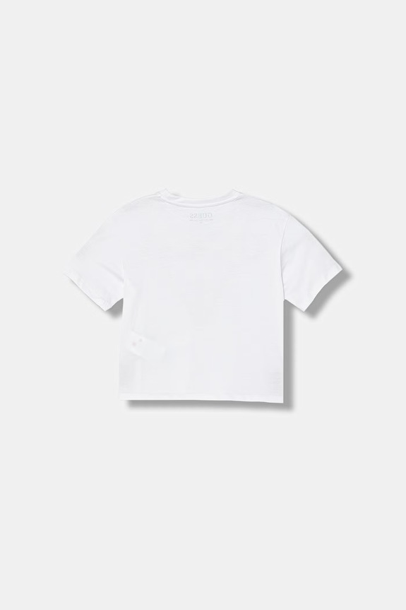 Guess T-shirt dziecięcy bawełniany J6GI27.K8HM4.PPY2.M biały SS26