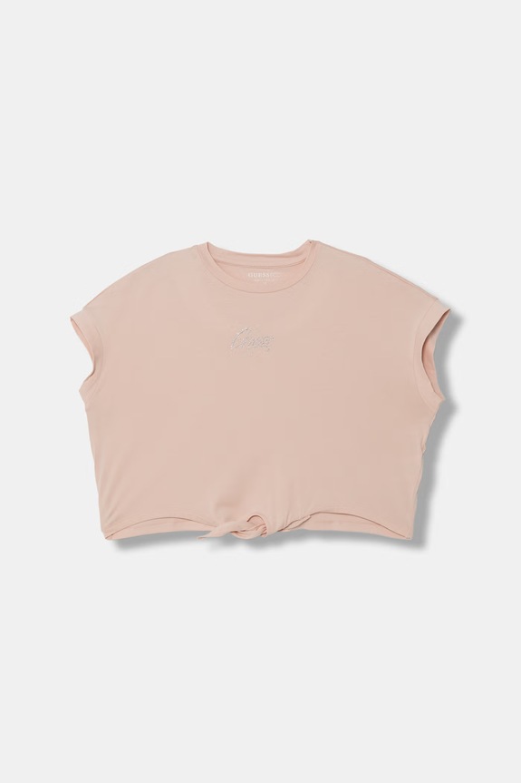 Guess tricou pentru copii, din bumbac cu elastan roz J6GI29.K6YW4.PPY2.M