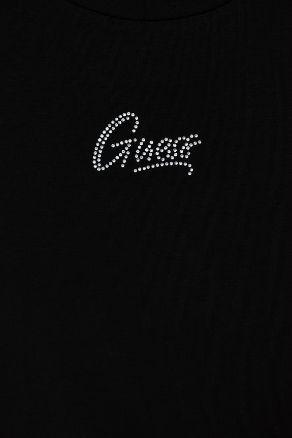 Fete Guess tricou pentru copii, din bumbac cu elastan J6GI29.K6YW4.PPY2.M negru