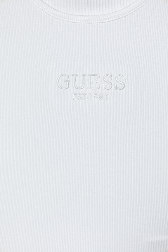 Dievča Guess basic tričko detské bavlnené J6GI32.KBZP4.PPY2.M biela
