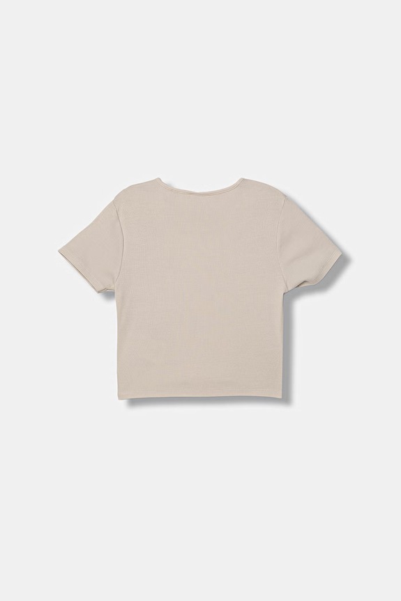 Guess basic tričko detské bavlnené J6GI32.KBZP4.PPY2.M béžová SS26