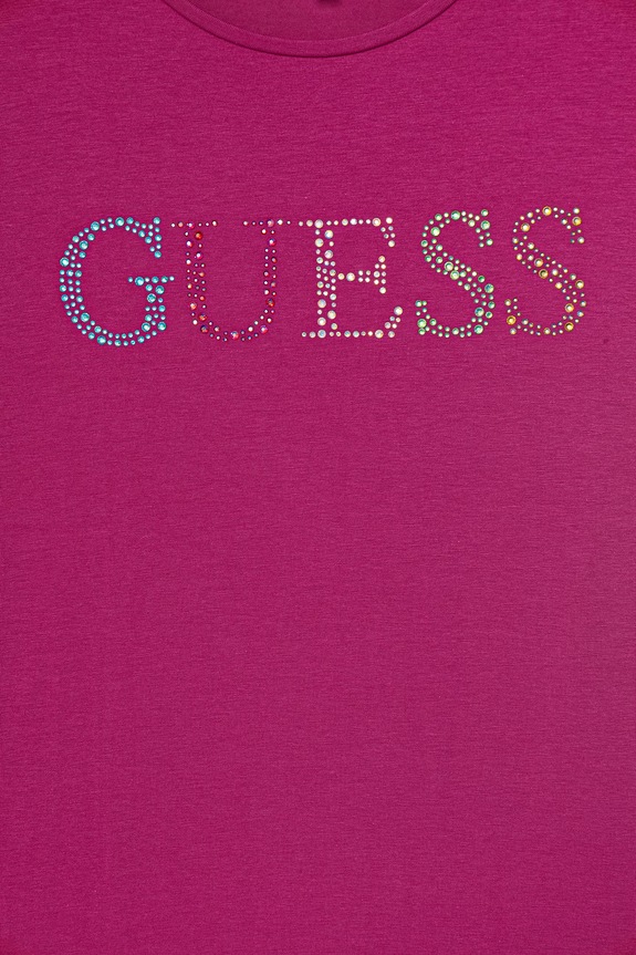 Dievča Guess tričko detské bavlnené s elastanom J6GI33.J1314.PPY2.M ružová