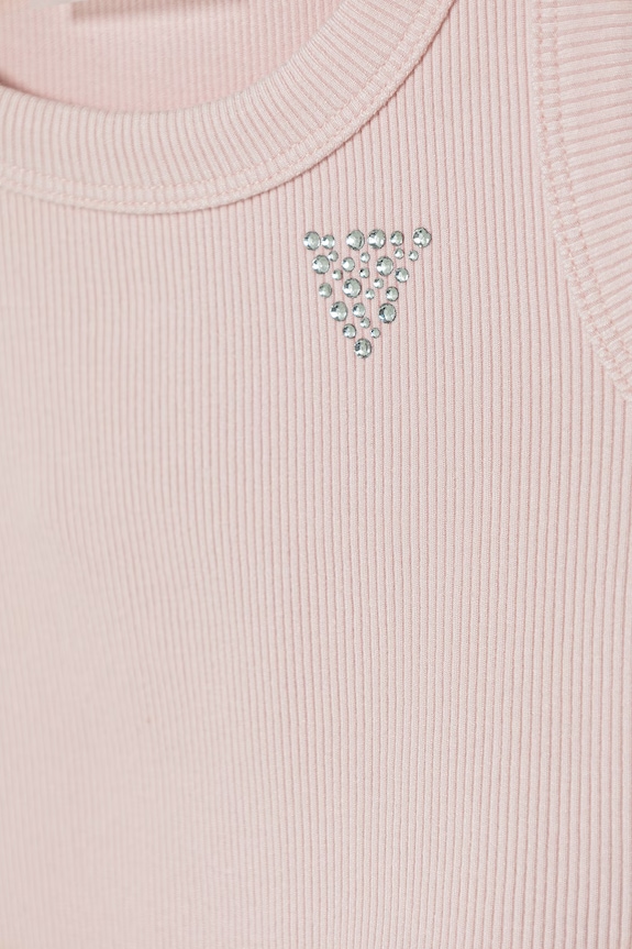 Fete Guess crop top pentru copii, cu vâscoză J6GI36.K8RT2.PPY2.M roz