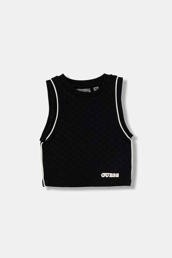 Guess top dziecięcy czarny J6GI37.KF972.PPY2.M
