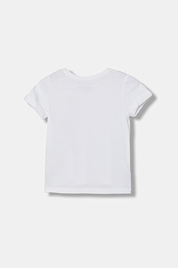 Guess tričko detské bavlnené s elastanom K6GI05.K6YW4.PPY2.M biela SS26
