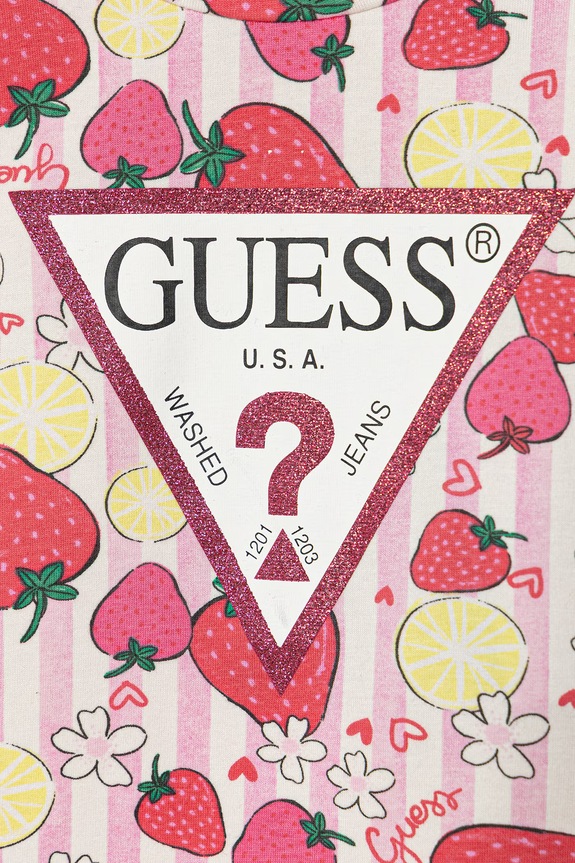 Κοριτσίστικα Παιδικό μπλουζάκι Guess K6GI13.K6YW4.PPY2.M ροζ
