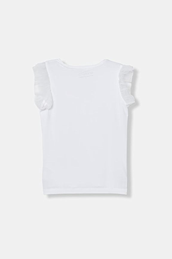 Guess tričko detské bavlnené s elastanom K6GI19.K6YW4.PPY2.M biela SS26