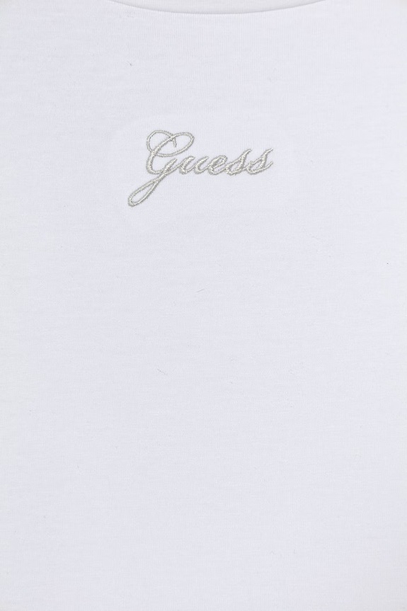 Dievča Guess tričko detské bavlnené s elastanom K6GI19.K6YW4.PPY2.M biela