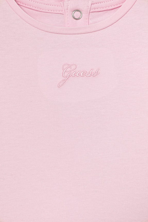 Dievča Guess tričko detské bavlnené s elastanom K6GI19.K6YW4.PPY2.M ružová