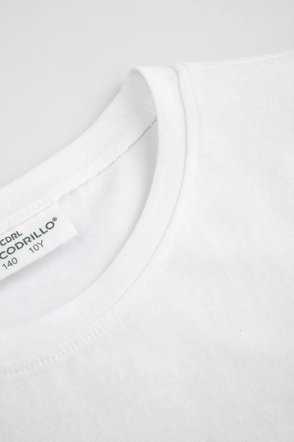 Dziewczynka Coccodrillo t-shirt dziecięcy WC6143204VGA biały