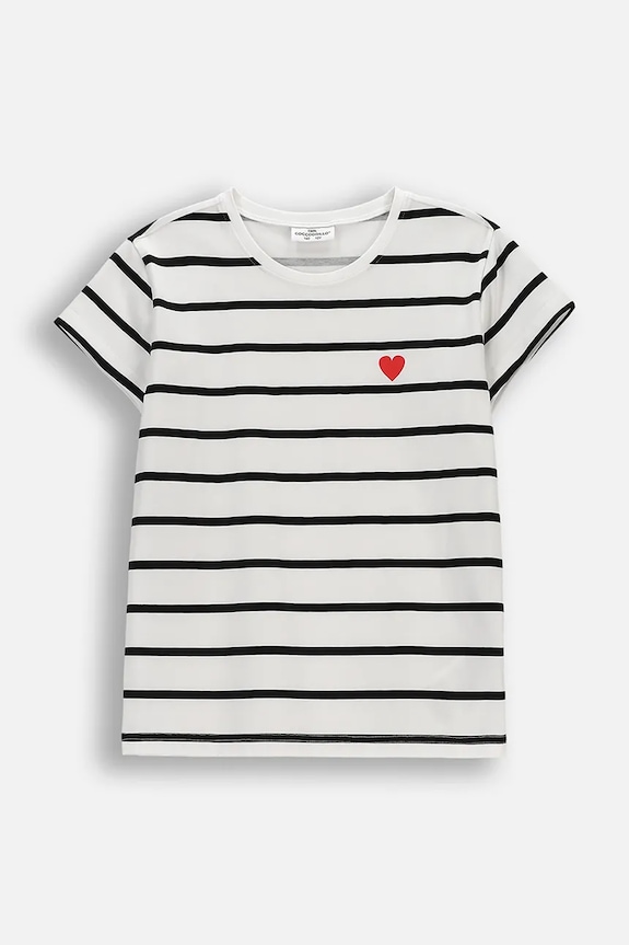 Coccodrillo t-shirt dziecięcy wzorzyste biały WC6143216VGA