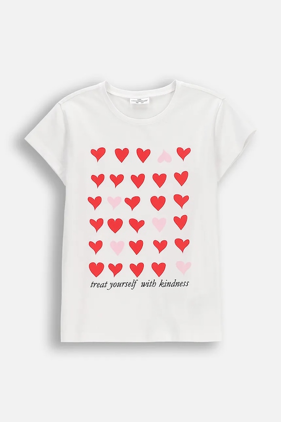 Coccodrillo t-shirt dziecięcy z elastanem biały WC6143217VGA