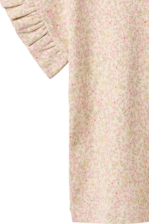 Dziewczynka Wheat t-shirt basic dziecięcy bawełniany 0087.138.GOTS różowy
