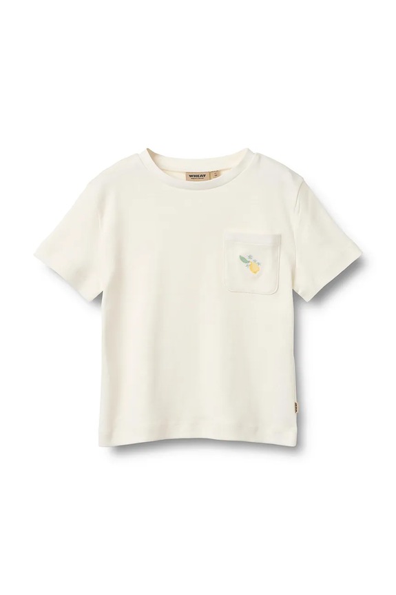 Wheat T-shirt παιδικό βαμβακερό λευκό 0114.010.GOTS