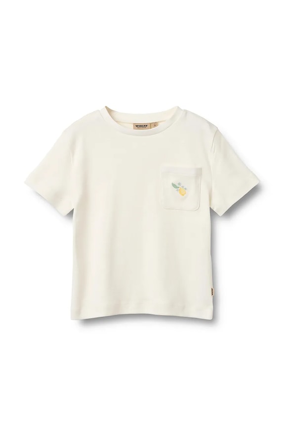 Wheat T-shirt παιδικό βαμβακερό λευκό 0114.010.GOTS