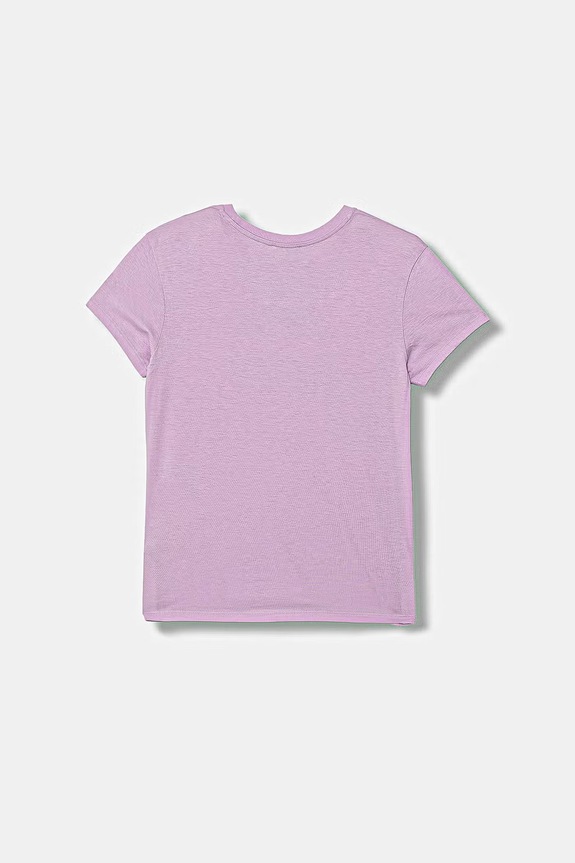 United Colors of Benetton тениска за деца от памук 3I1XC10S6.G.Stagionale виолетов SS26