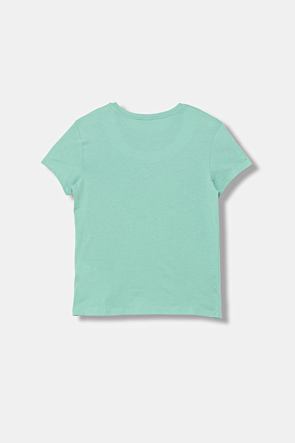 United Colors of Benetton tričko detské bavlnené 3I1XC10S6.G.Stagionale tyrkysová SS26