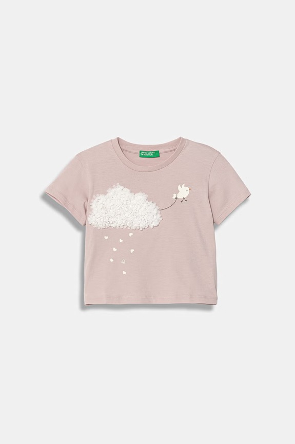 United Colors of Benetton tričko detské bavlnené ružová 3I1XG10M7.P.Stagionale