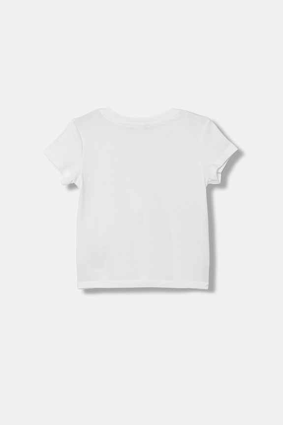 United Colors of Benetton тениска за деца от памук 3I1XG10M8.P.Stagionale бял SS26