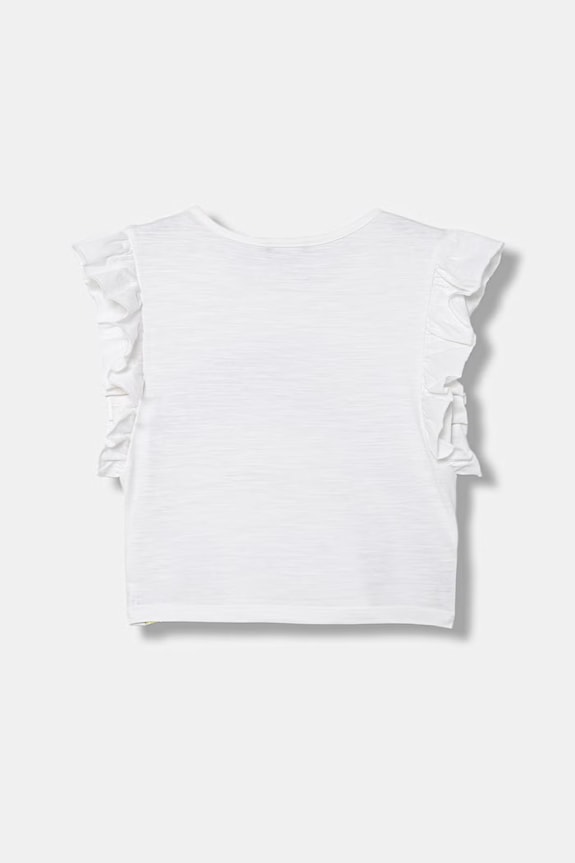 United Colors of Benetton tricou pentru copii, din bumbac 38V4G10MU.P.Stagionale alb SS26