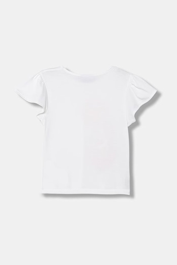 United Colors of Benetton tricou pentru copii, din bumbac 3I1XG10MC.P.Stagionale alb SS26