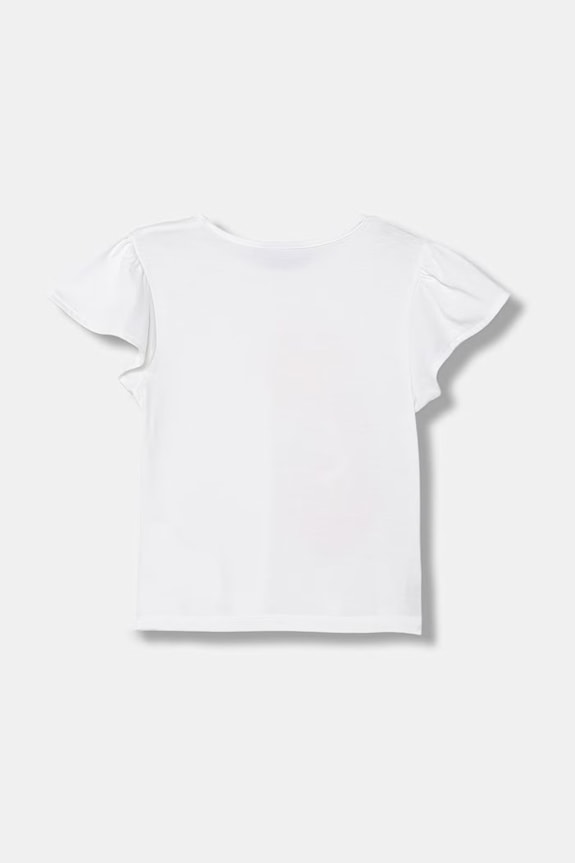 United Colors of Benetton tricou pentru copii, din bumbac 3I1XG10MC.P.Stagionale alb SS26