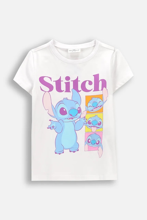 Coccodrillo T-shirt per bambini in cotone bianco WC6143204LGD