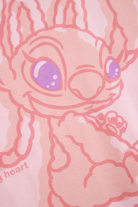 Coccodrillo majica za djecu od pamuka s elastanom roza WC6143219LGD