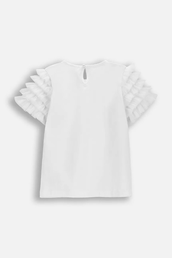 Coccodrillo tričko dámske bavlnené WC6143206EJG biela SS26