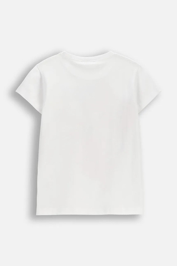Coccodrillo tricou pentru copii, cu bumbac WC6143203VGB alb SS26