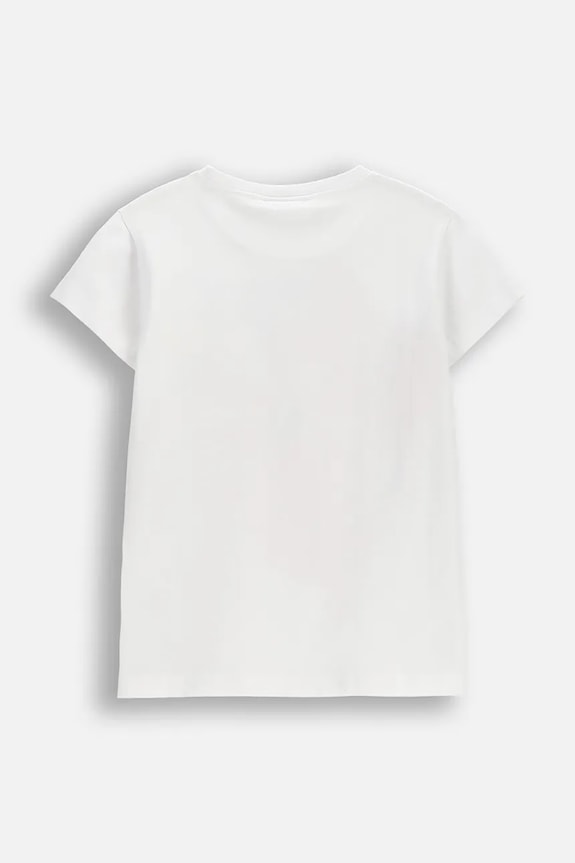 Coccodrillo tricou pentru copii, cu bumbac WC6143203VGB alb SS26