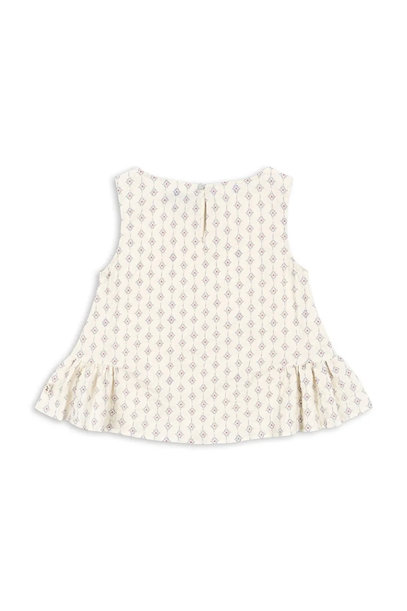 Konges Sløjd τοπ παιδικό με βαμβάκι AVA TOP GOTS KS105271.PPY2 λευκό SS26