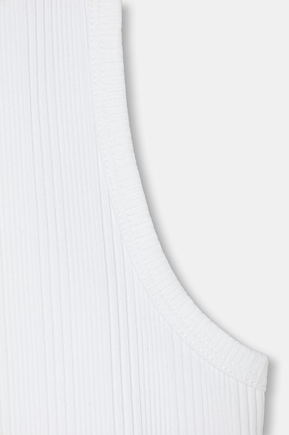 Dievča United Colors of Benetton top detský bavlnený s elastanom 3S2UCH025.G.seasonal biela