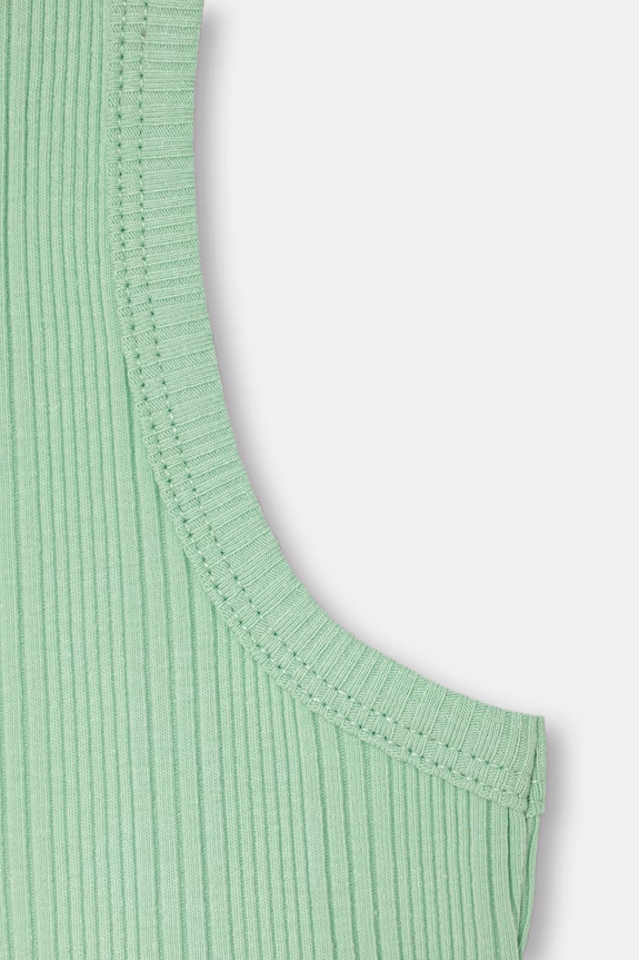 Dievča United Colors of Benetton top detský bavlnený s elastanom 3S2UCH025.G.seasonal zelená