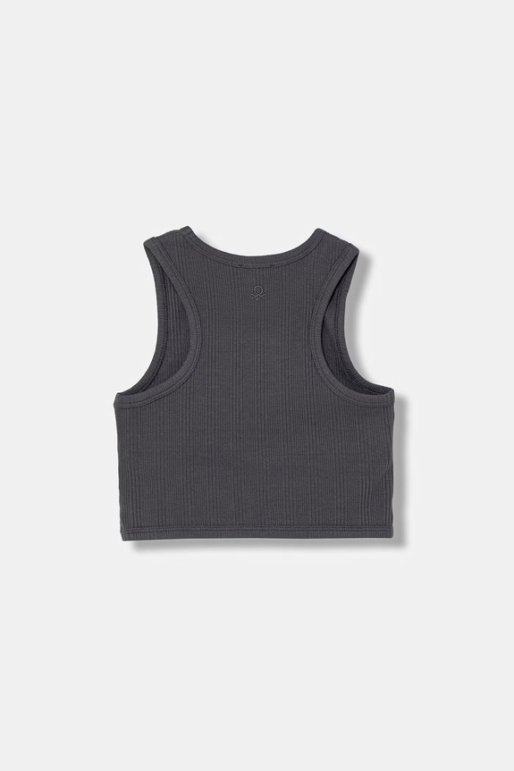 United Colors of Benetton top detský bavlnený s elastanom 3S2UCH025.G.seasonal sivá SS26