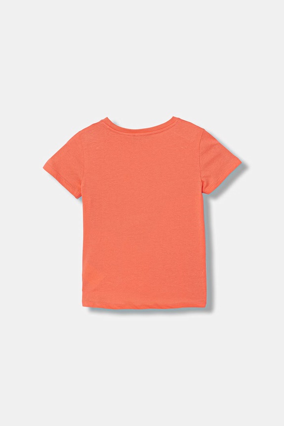 United Colors of Benetton t-shirt παιδικό βαμβακερό 3I1XG10N1.P.seasonal πορτοκαλί SS26